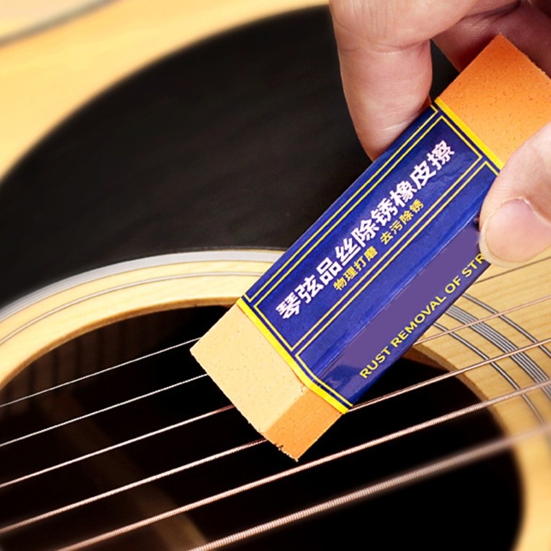 Portable Guitar String Cleaner Eraser Removes Rust Suitable for Better Play