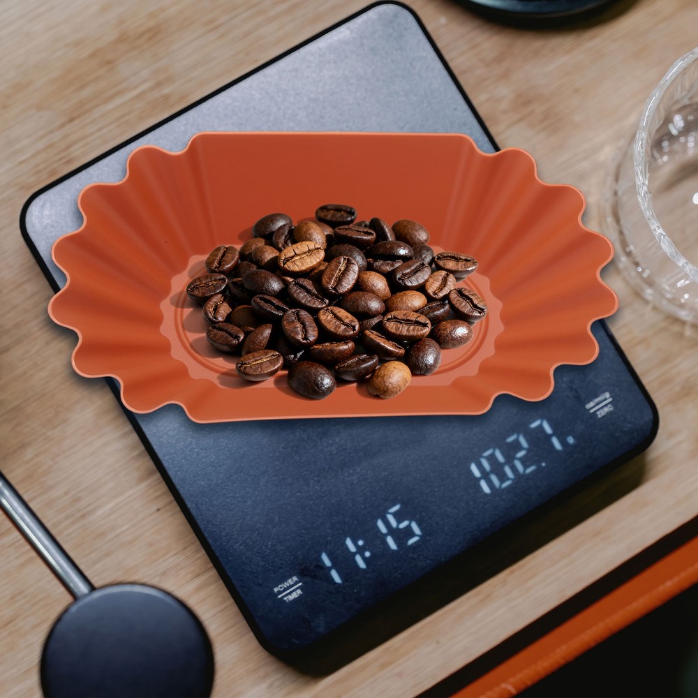 Coffee Beans Sample Tray, 450g Coffee Beans Display Dish, Bright Blue