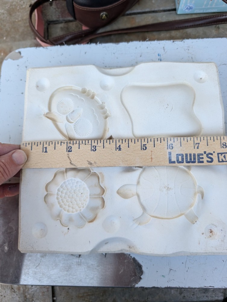 Owl Turtle Flower Vintage Slip Casting Ceramic Mold
