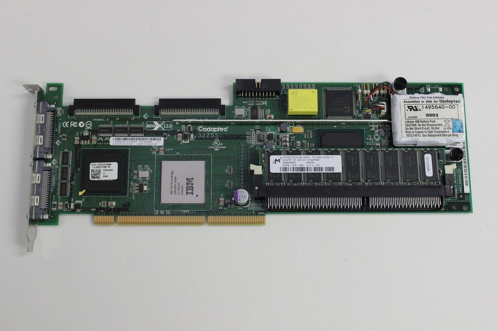 IBM 02R0998 PCI-X-133 6M RAID CONTROLLER ADAPTER BOARD
