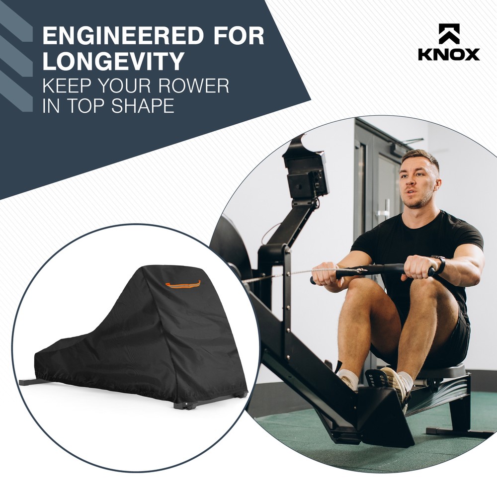 Rowing Machine Cover for Concept 2 Model D, Waterproof, 95" x 24" x 40"