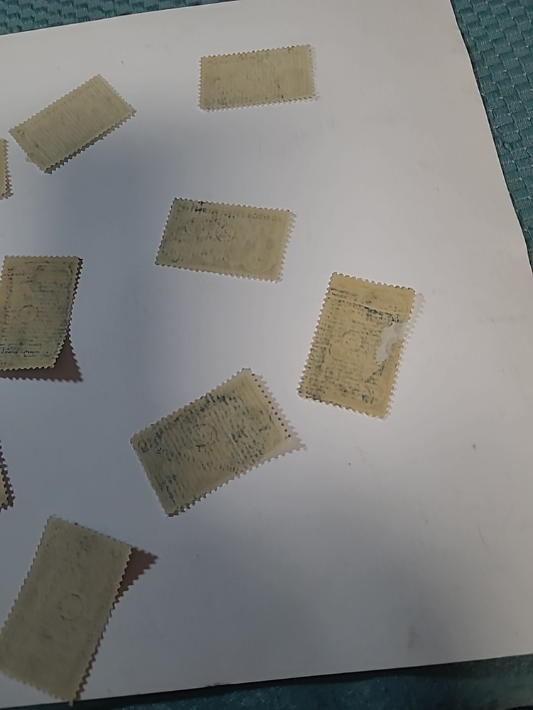 Vtg. 5 Cent Stamps Thirteen Total Bag 59