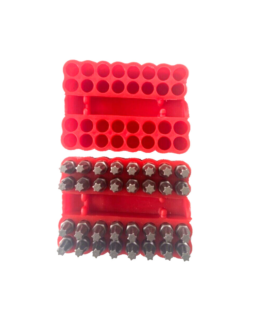 Enkay Tools No .3030 Holds 32 T25 Screw Bits Red Plastic