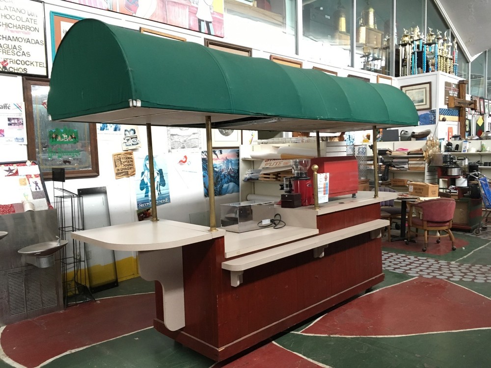 Portable Serving Bar with Sink (machines not included)