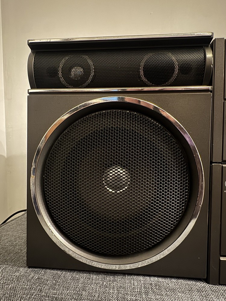 Rare Sanyo C4 Boombox Ghettoblaster Modular Stereo System Retro