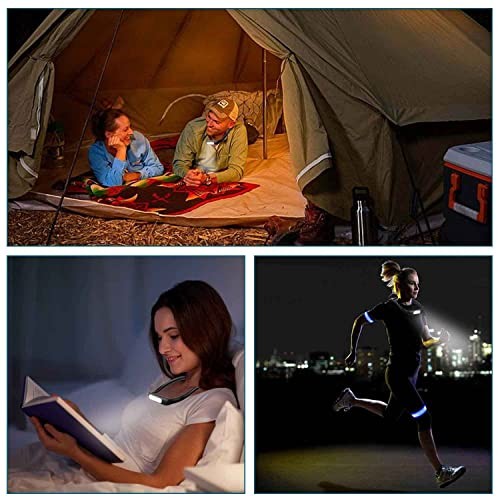 LED Neck Reading Light,Book Lights for Reading in Bed,Adjustable 1PCS Black