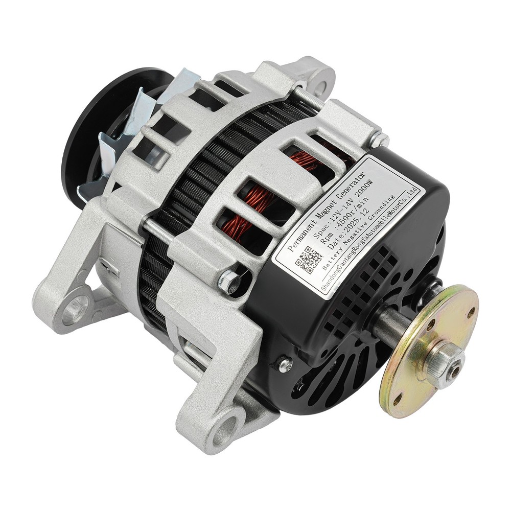 2000W Permanent Magnet Generator 12V-14V PMA Alternator Charging Pure Copper DC