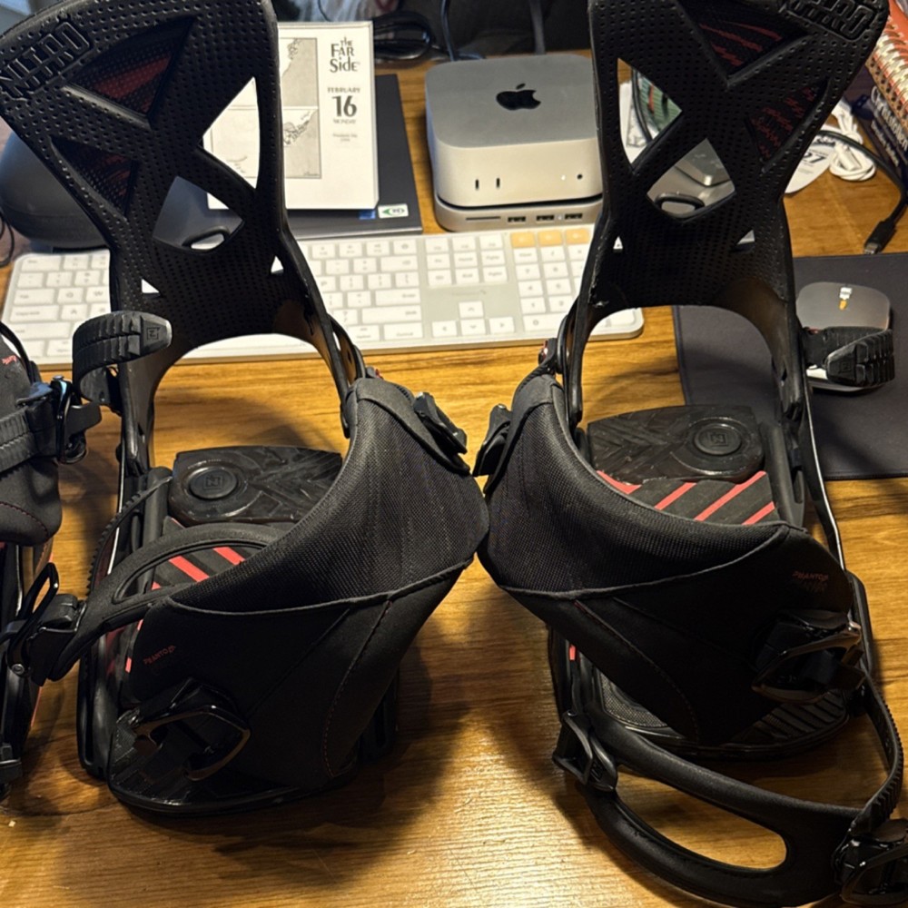 Nitro Phantom Carver Snowboard Bindings. 4x4/Large