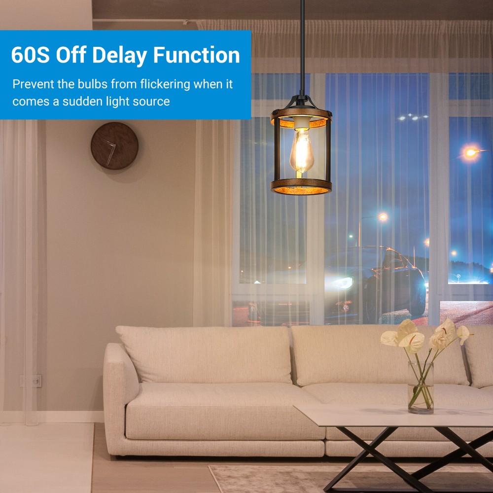 DEWENWILS 2 Pack Light Sensor Socket, Automatic Dusk to Dawn Light Bulb Sockets