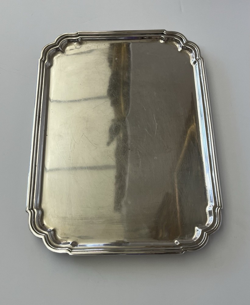 TIFFANY & CO STERLING SILVER RECTANGULAR TRAY CIRCA 1955