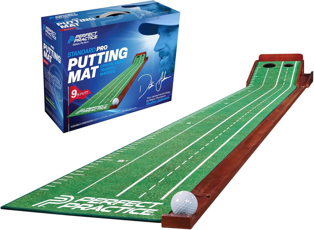 Indoor Golf Putting Mat - Premium Turf for Home & Office Practice