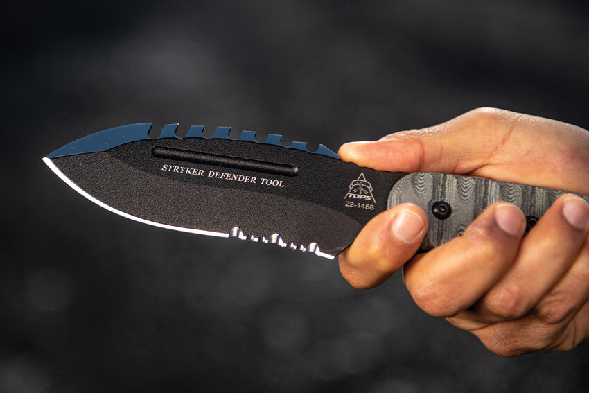 New TOPS Stryker Defender Tool Fixed Blade Knife DEFT-01