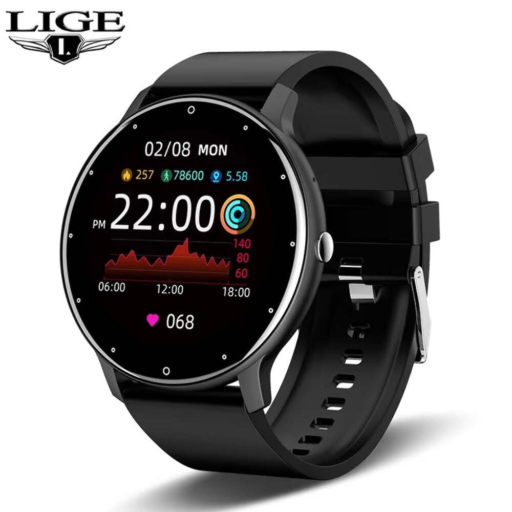 Waterproof Smart Watch with Touch Screen and Bluetooth
