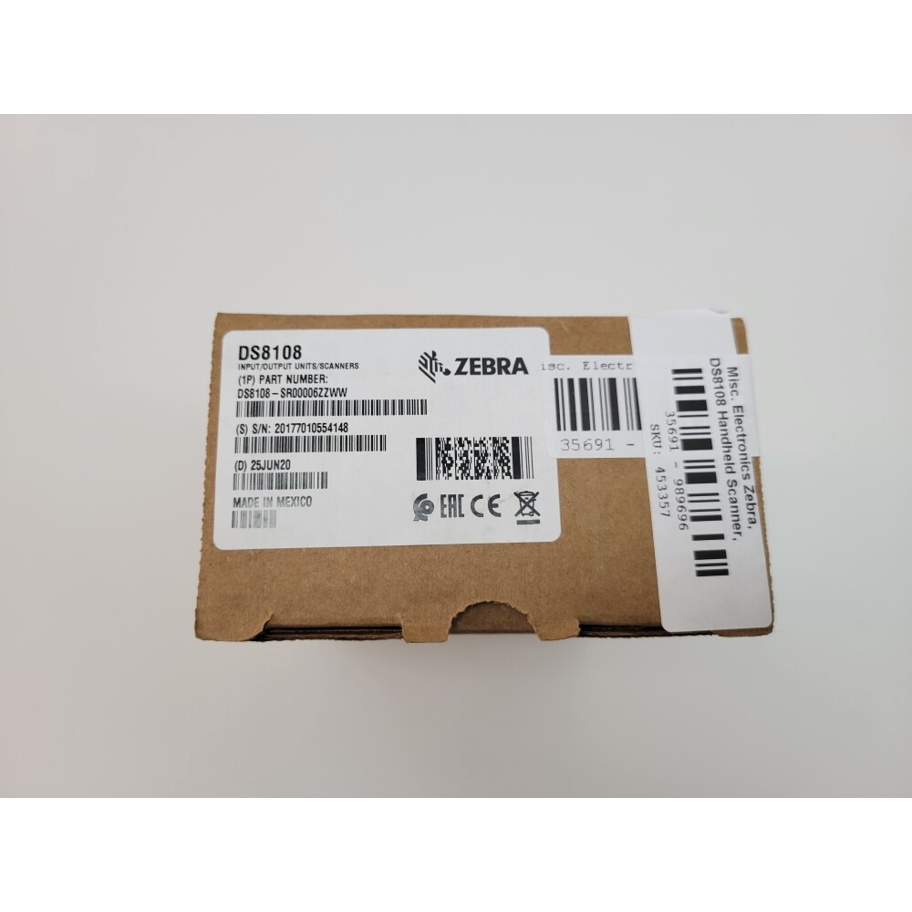 Genuine Zebra DS8108 Handheld Scanner - New Open Box