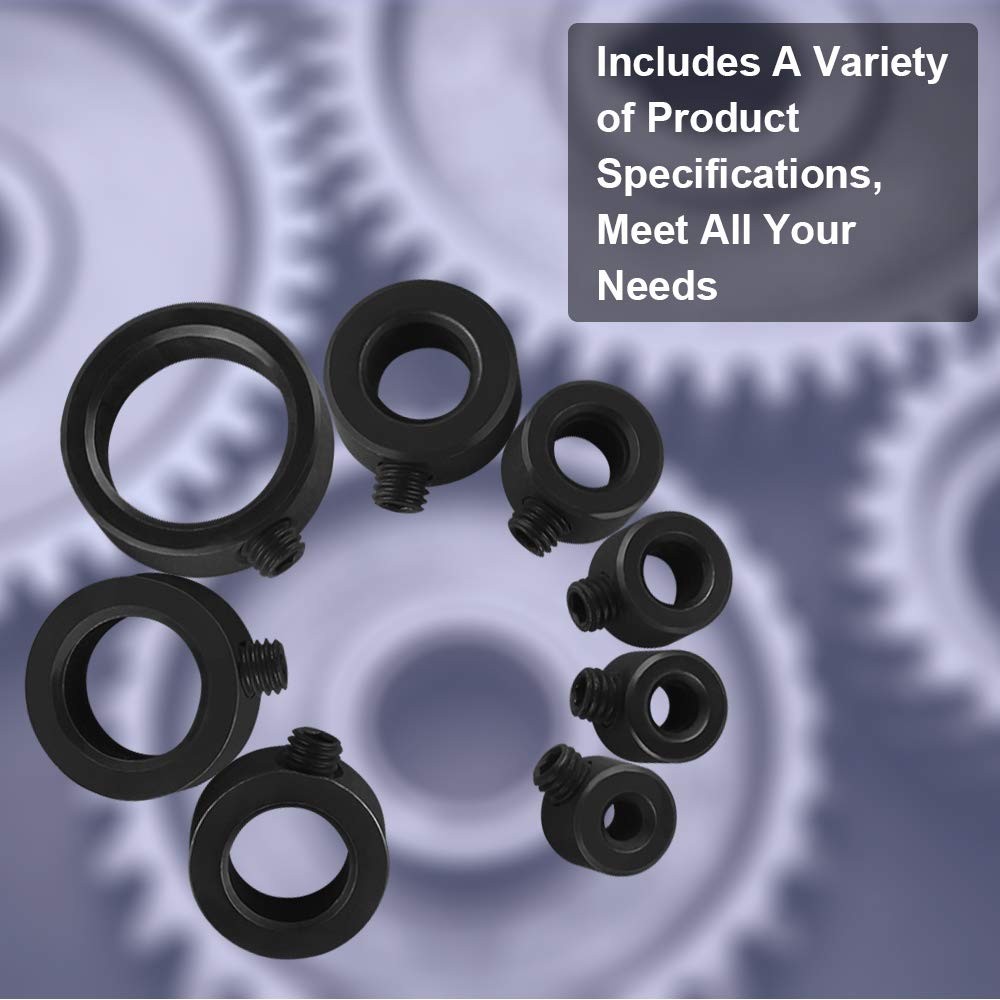 Depth Stop Drill Bit, 18 Piece Collar Set Positioner Ring and Hex...