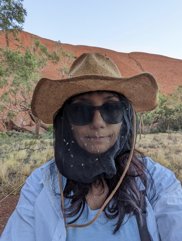Australia Outback Mesh Mosquito Net Head/Neck Draw string Breathable Lightweight