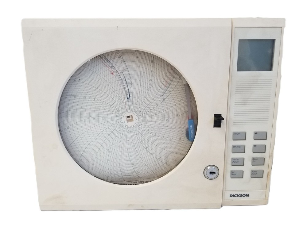 Dickson THX Temperature & Humidity Chart Recorder 8" Model THX – Untested
