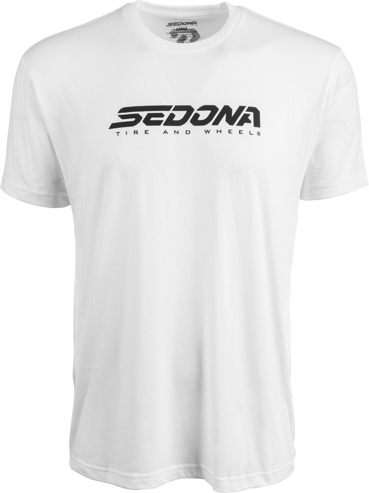 Sedona Logo Tee Md White #570-9919M