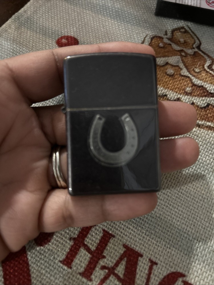 Zippo Horseshoe Grey Lighter