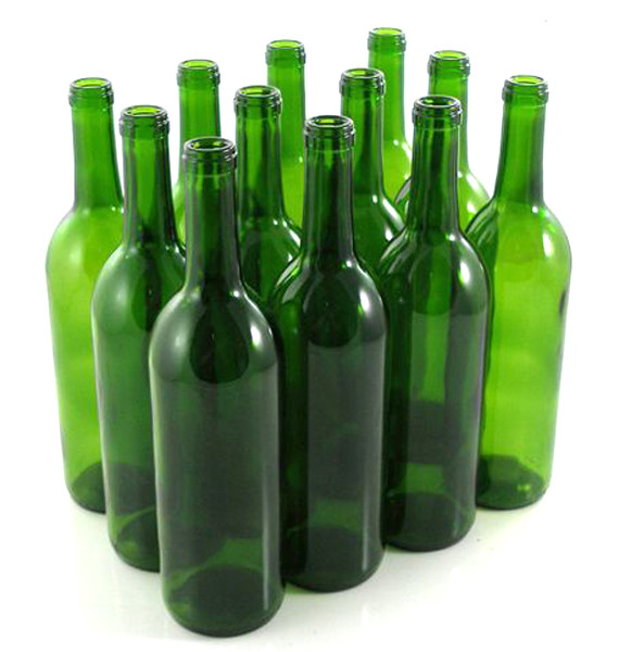 Green Bordeaux Wine Bottles-2 Cases For Wine Making