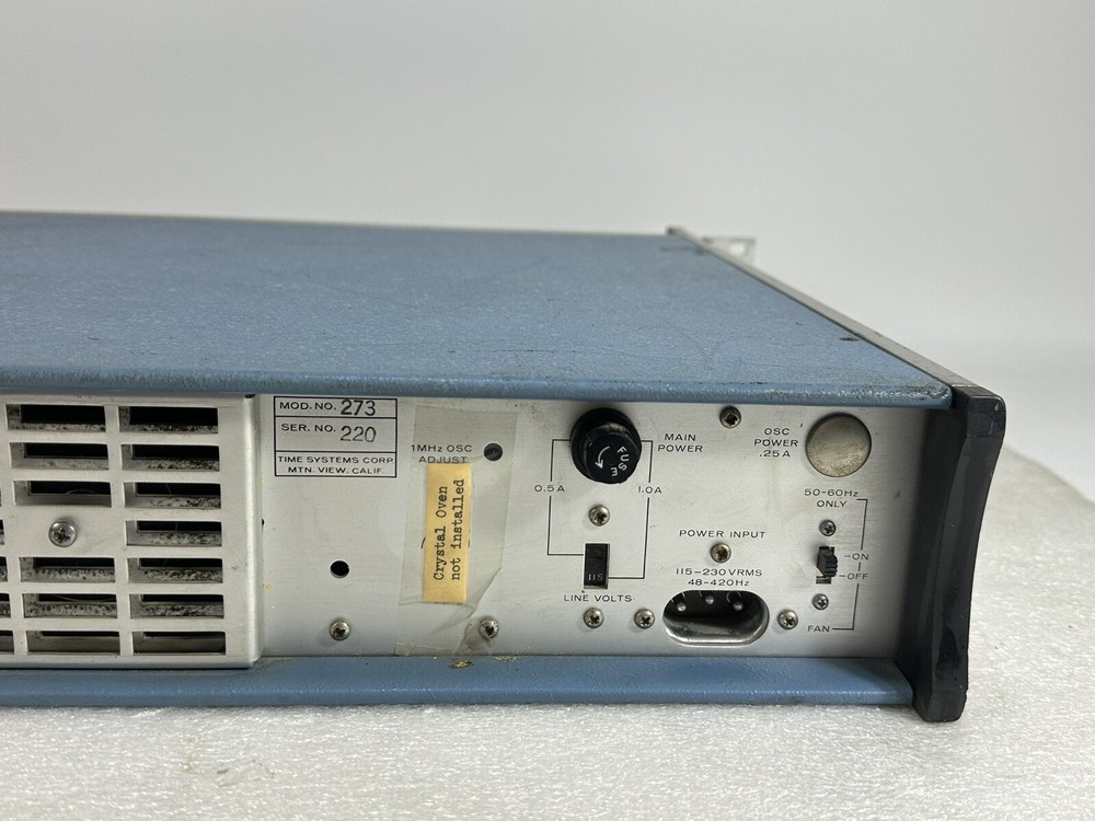 Vintage TSC Time Systems Corp Computing Counter Model 273 ~ Power On / Untested