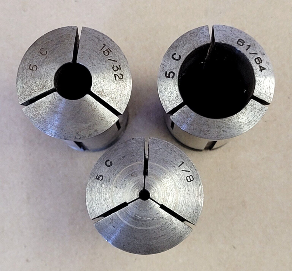 5C ROUND COLLET 1/8" 15/32" 61/64"