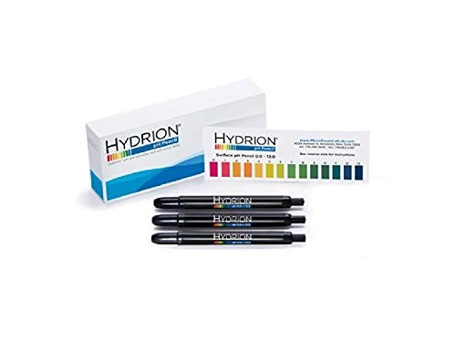 Micro Essential Lab P12M Hydrion InstaChek Surface pH Pencils, 0 13 pH Pack ...