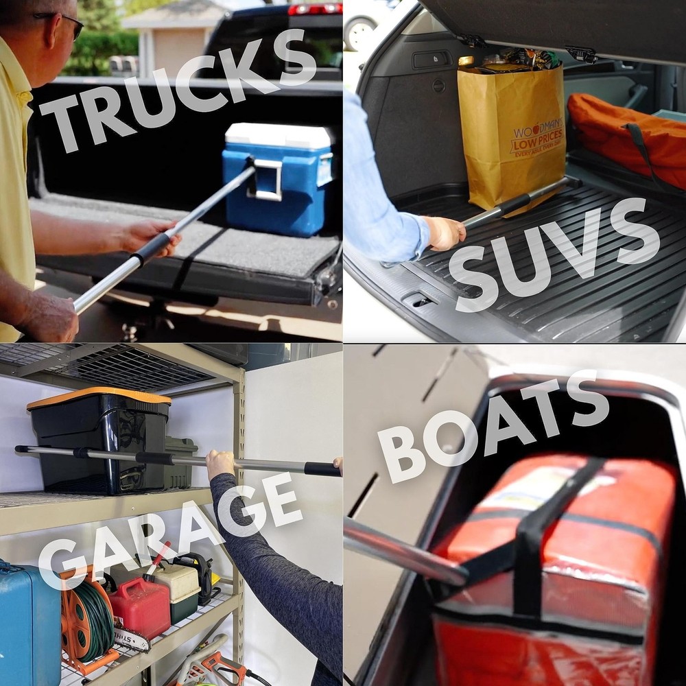 36-Inch Heavy Duty Retrieval Pole | No Rust Cargo Tool | Multi-Use Cargo Retr...