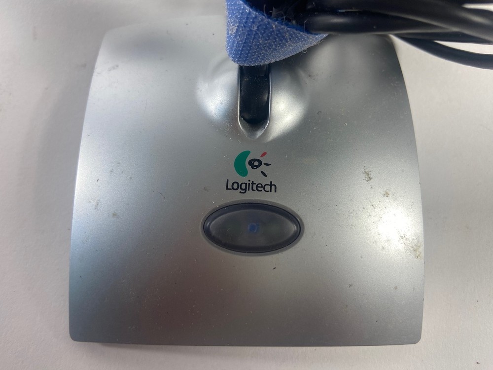 Logitech USB Desktop Microphone Black Silver PC Laptop Recording Mic