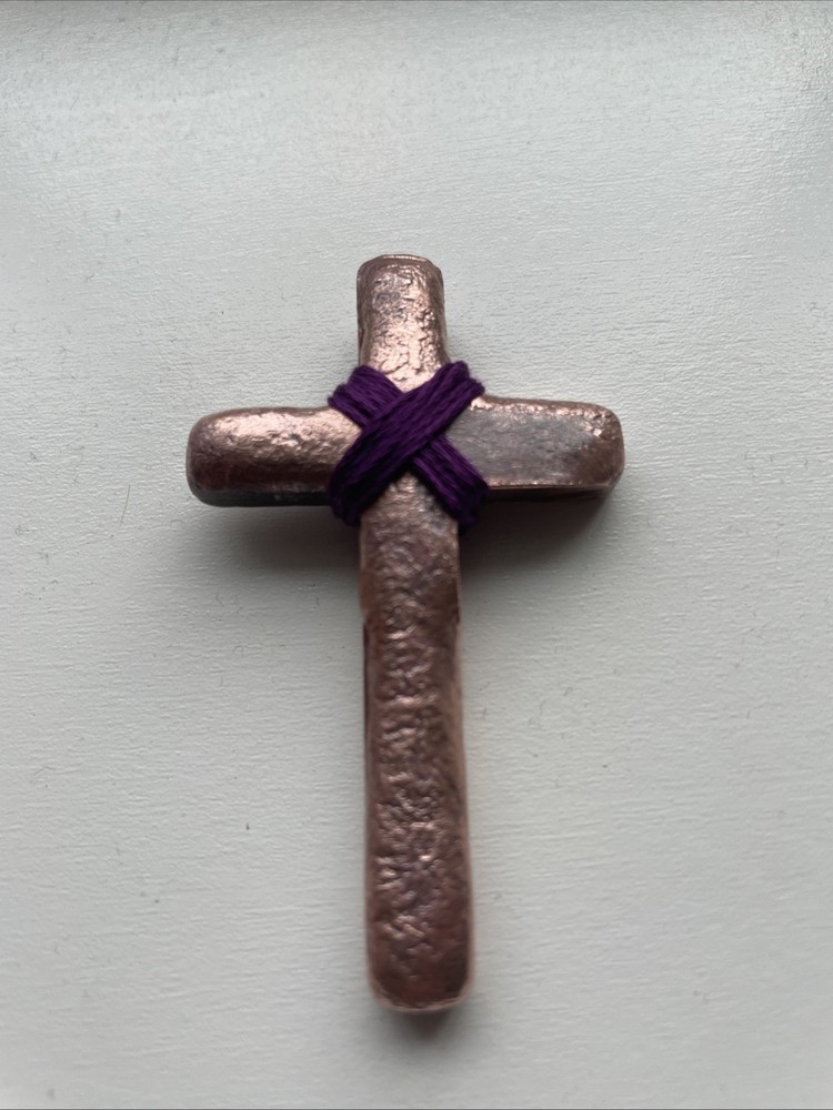 Hand Poured Copper Cross