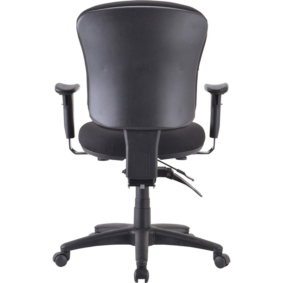 Lorell LLR66128 Mid-back Task Chair Black Frame 225 lb Capacity