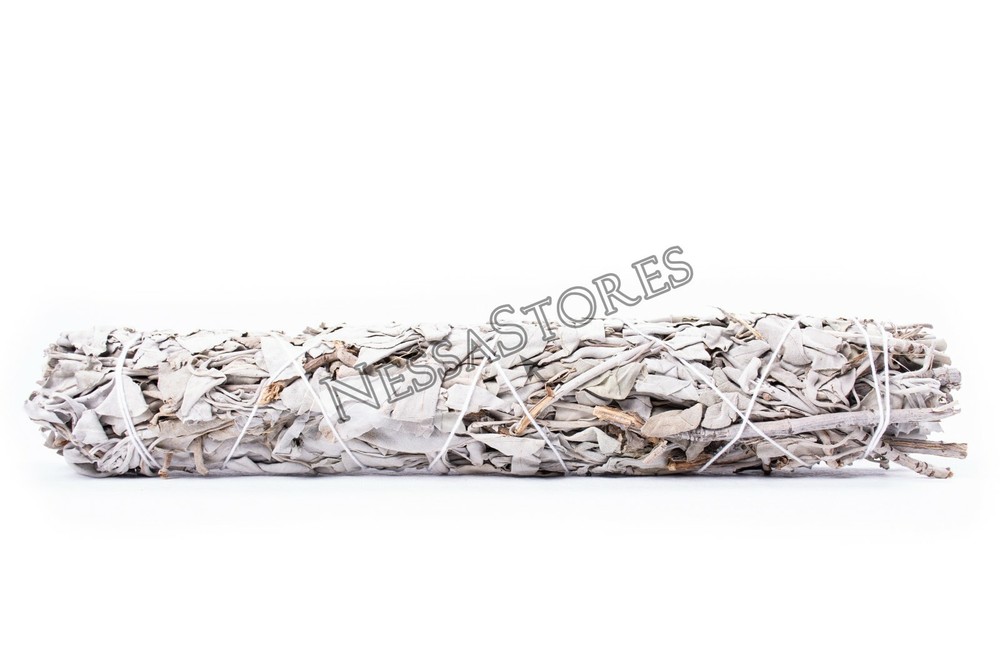 NessaStores- White Sage Smudge Incense 10" Bundle (4 pcs) #JC-145