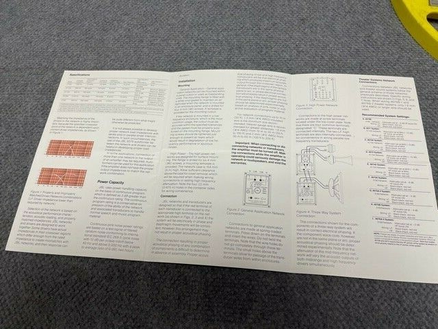 JBL 3110A Frequency Dividing Networks (pair) Used