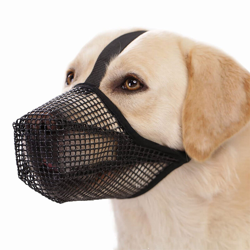 Dog Muzzle Anti-Biting Chewing Licking Anti-lick Pet Muzzle Comfortable Adjust-