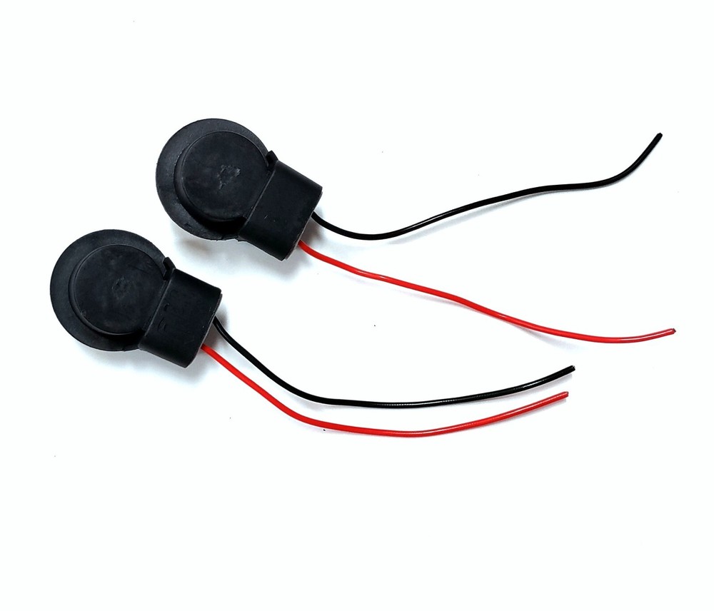 Universal Pigtail Wire Female Socket 3156 Two Harness Back Up Reverse Lamp Bulb