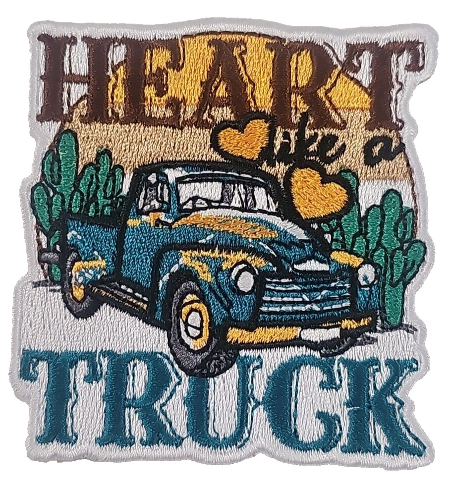Heart Like A Truck - Embroidered Patch