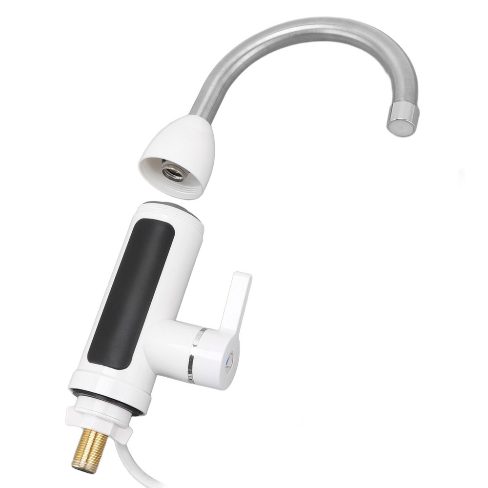110V Instant Tankless Electric Water Heater Faucet 360° Rotating Hot Water Tap