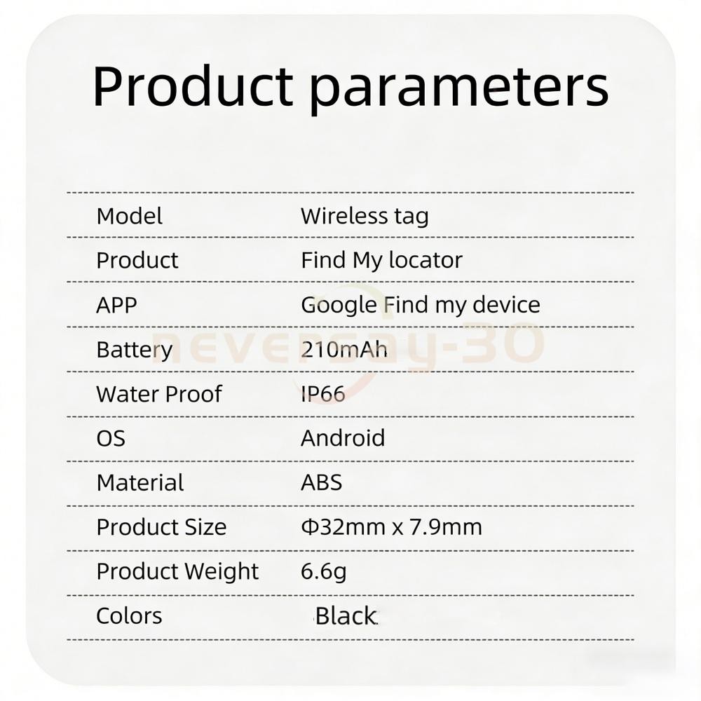 Car Tracker Tag for Android Only, Real Time Car Tracking Device Mini Hidden