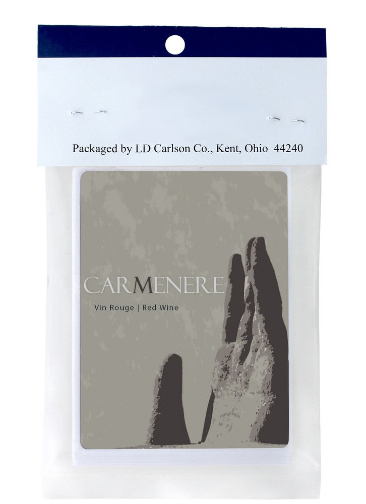 Carmenere Wine Labels 30/Pack Varietal Collection
