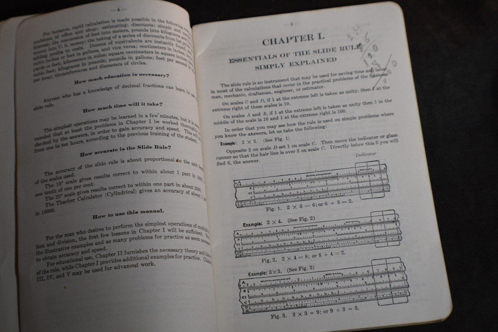 1944 The Polyphase Slide Rule No. N4053 Manual