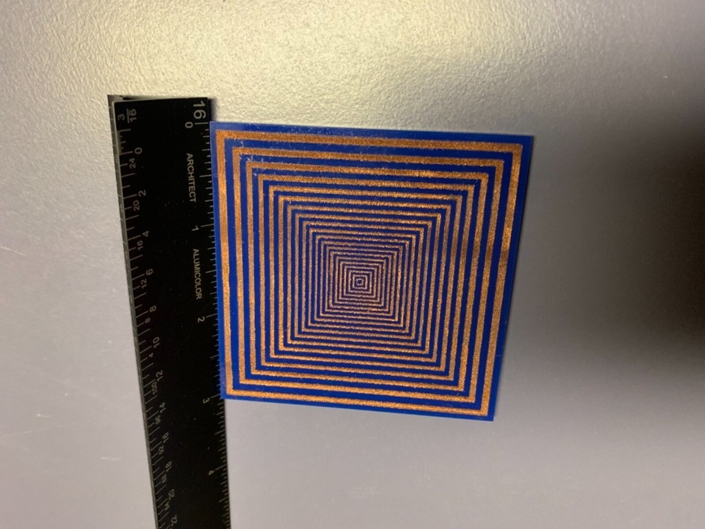 Pyramid Plate - 2 Dimensional used in Radionics