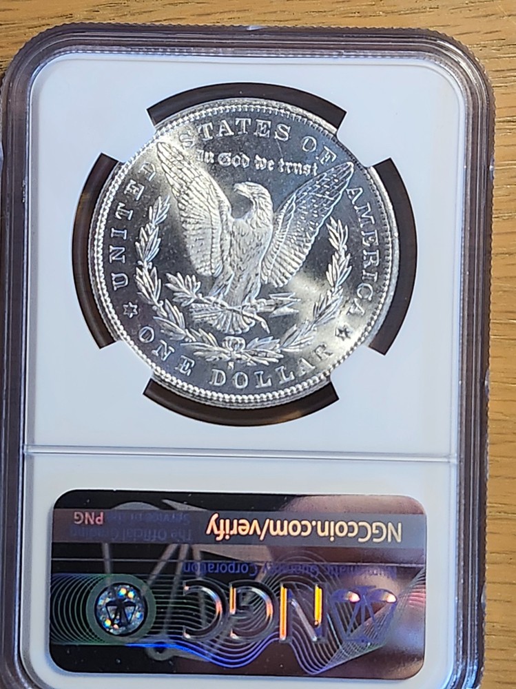 1880 S PCGS MS63 MORGAN 90% SILVER