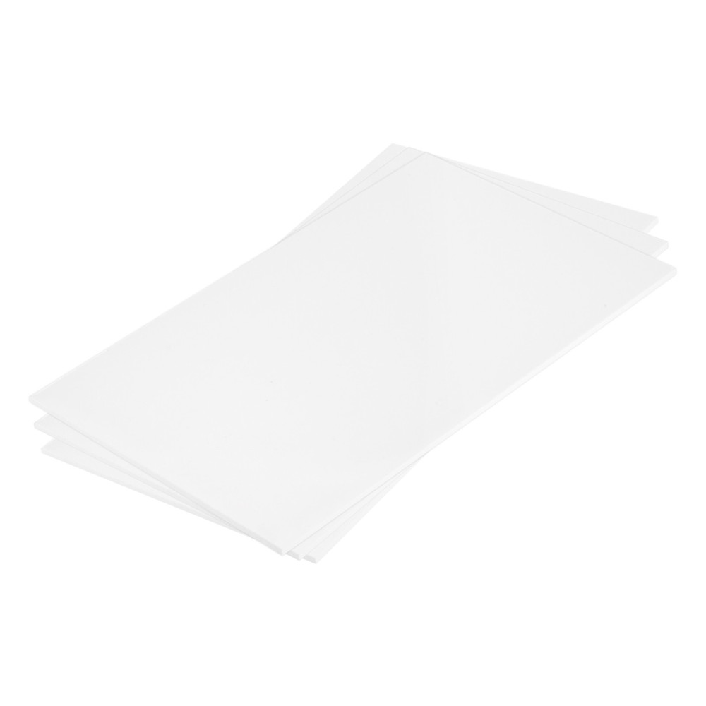 ABS Plastic Sheet 10 x 6 x 0.08" ABS Styrene Sheets White 3 Pcs