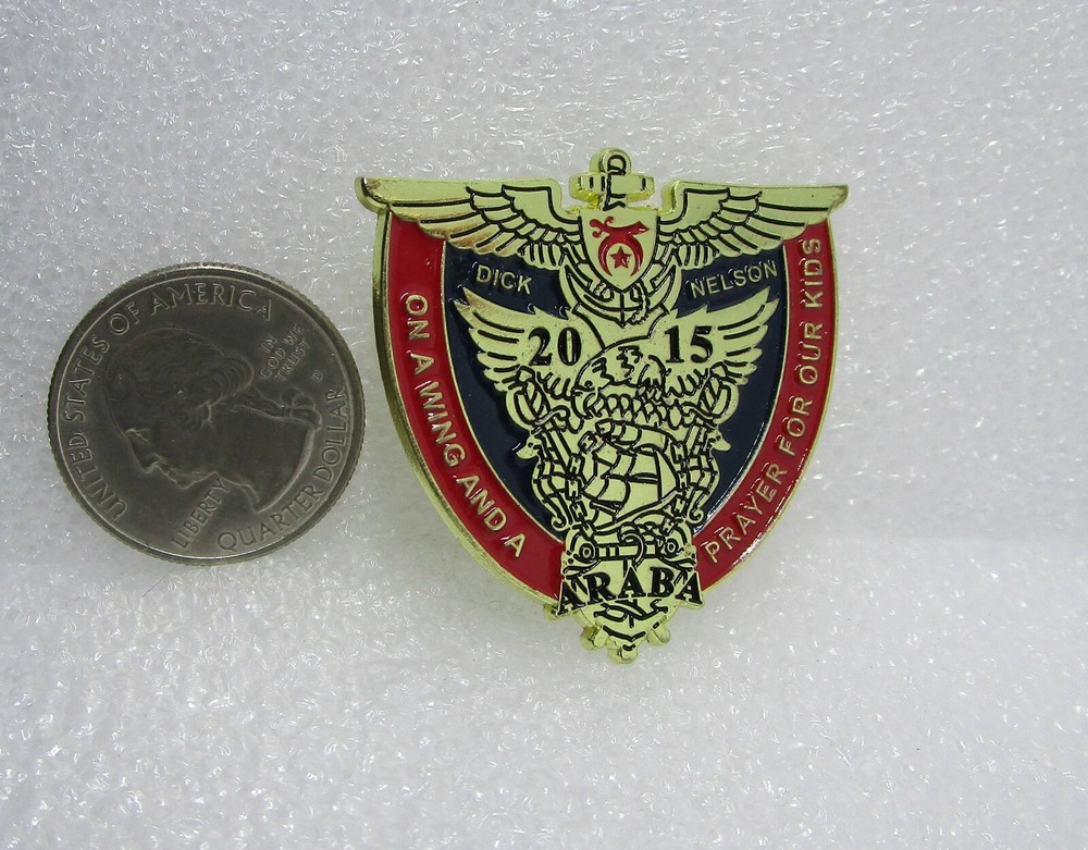 2015 Shriners Araba Dick Nelson Pin
