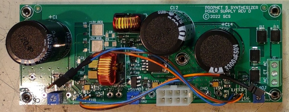 Sequential Prophet 5 Synthesizer Replacement Power Supply