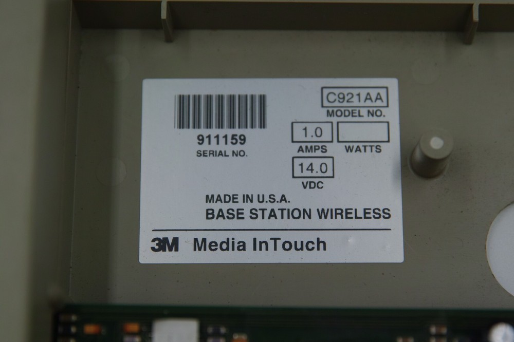 3M Intercom System C960 Base Station