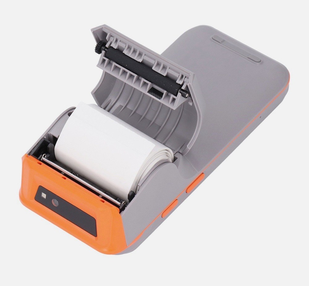 "Handheld Android POS terminal thermal printer"