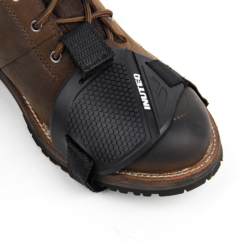2PC Motorcycle Shoe Boot Protector Shift Guard Cover Protective Gear Shifter Pad