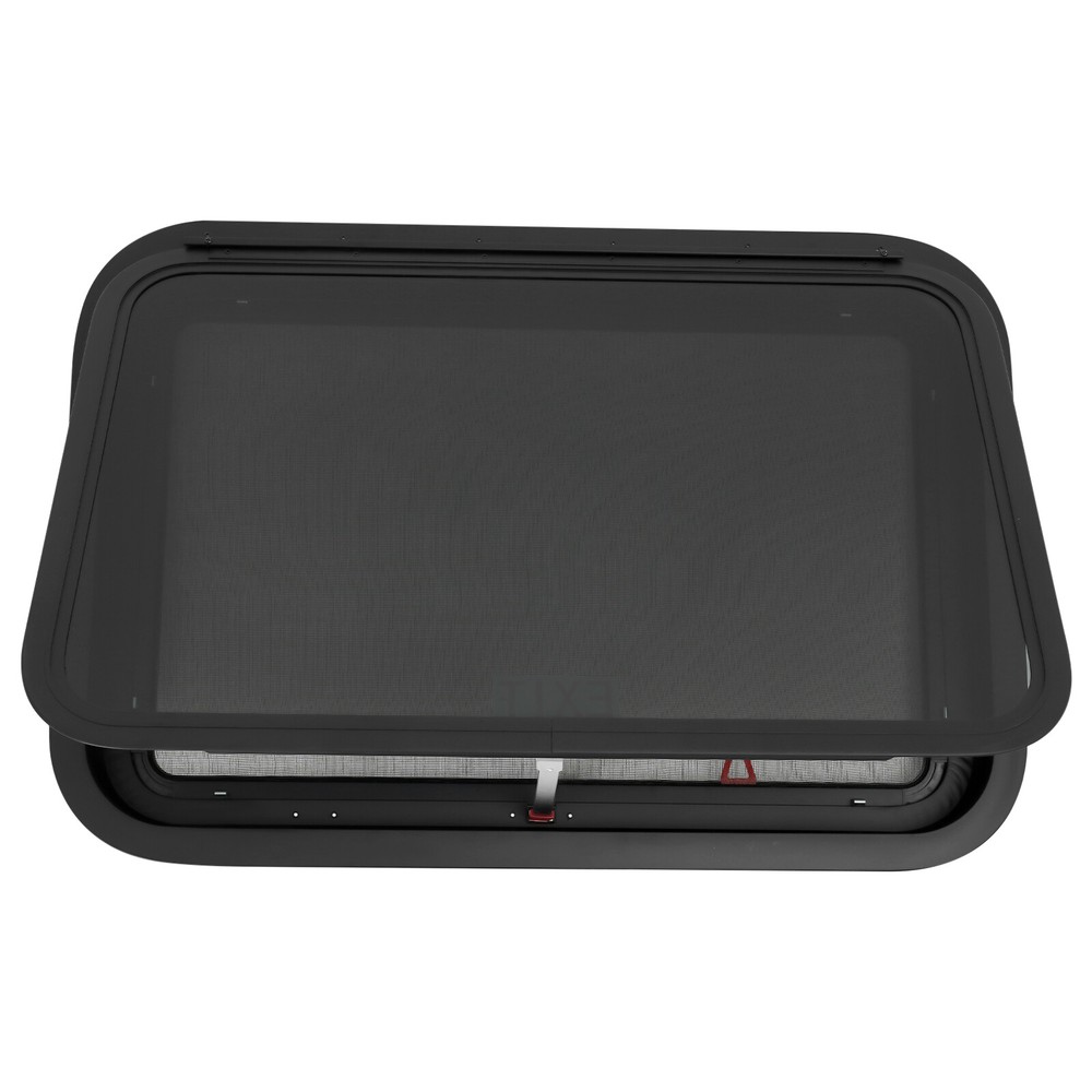 RV Exit Window Push Out Rectangular Glass Camper Window Venting Window 30-40°