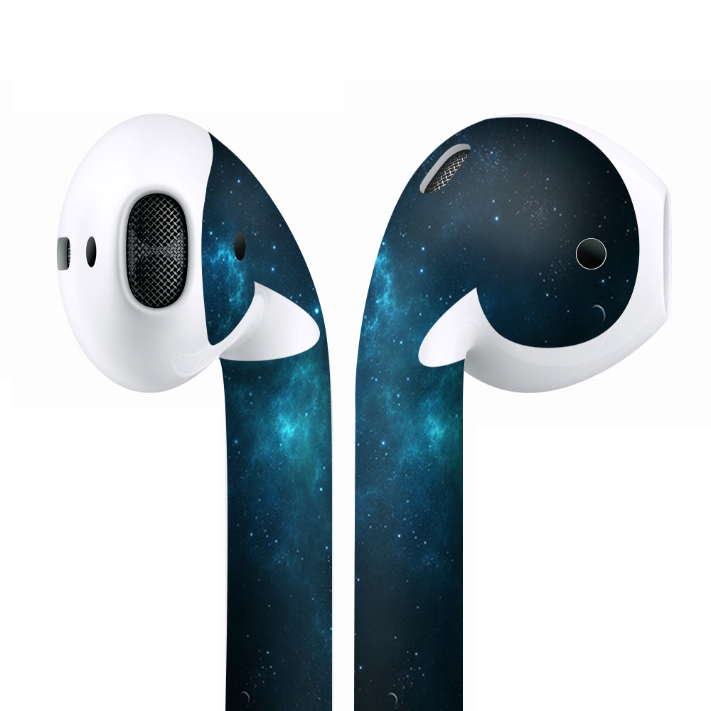 Skins Wraps compatible for Apple Airpods Deepspace